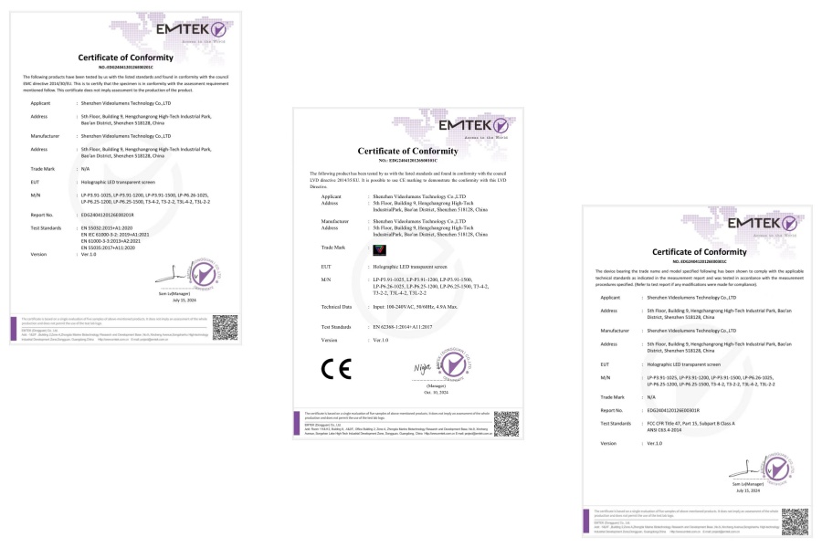 CE FCC EMC certificate CE FCC EMC certificate