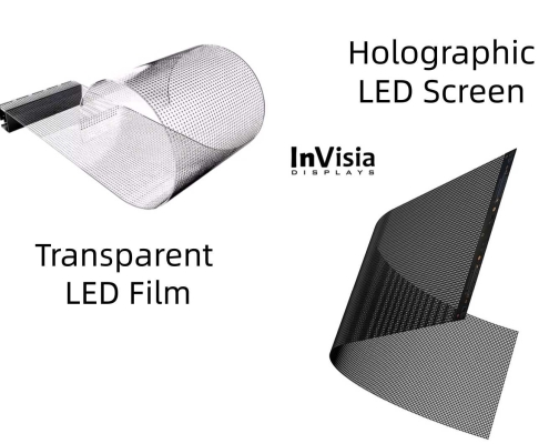 Holographic LED Screen vs Transparent LED Film