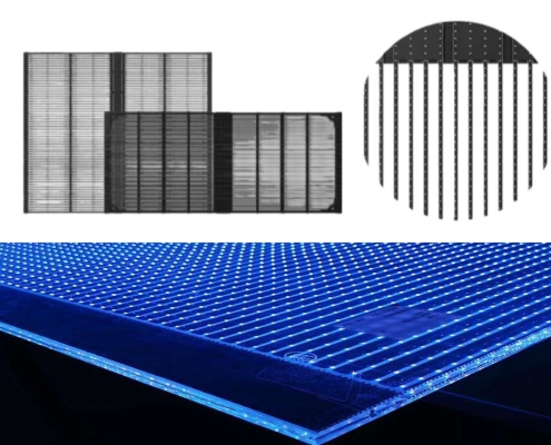 Transparent LED VS Glass LED