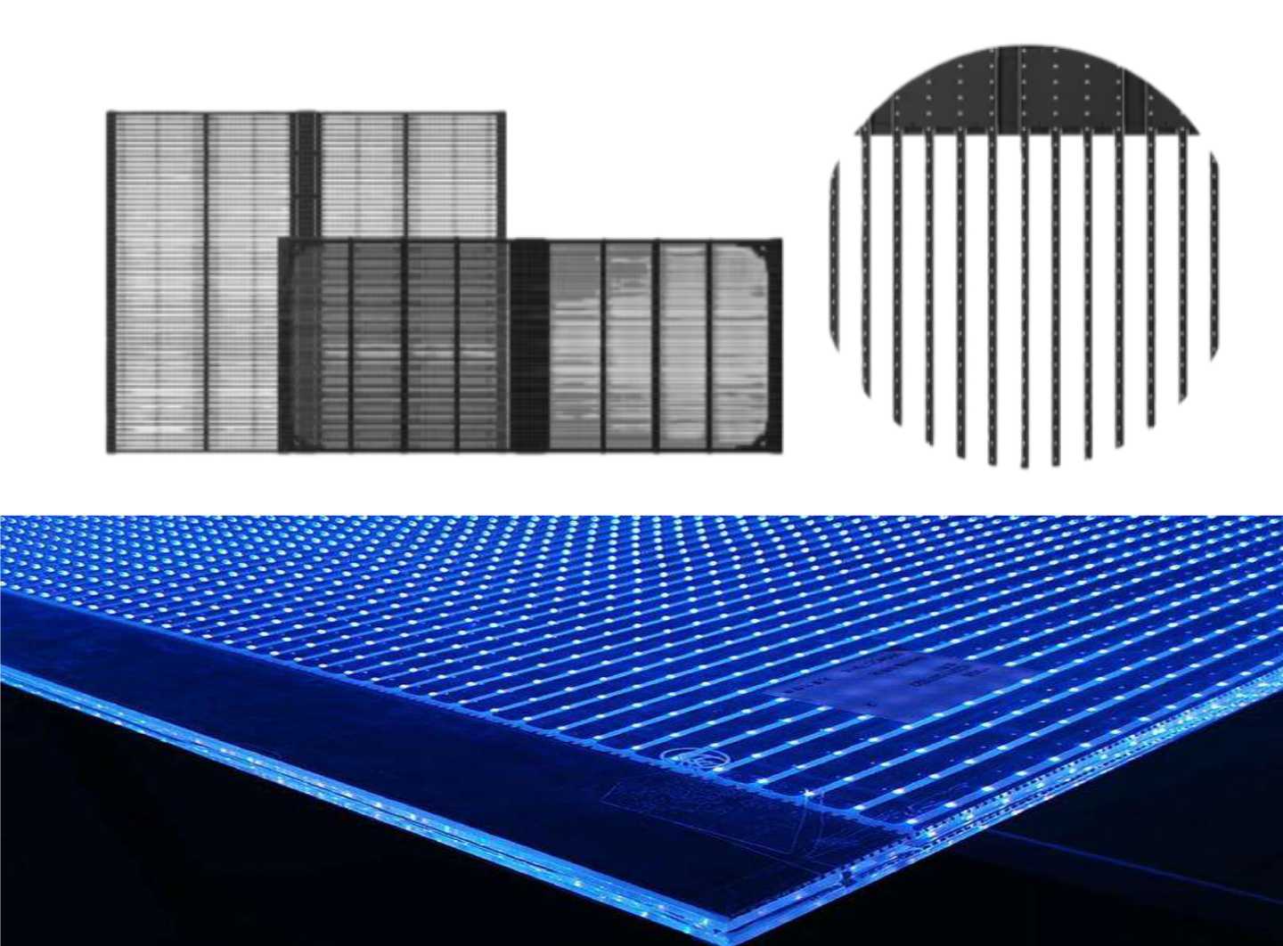 Transparent LED VS Glass LED