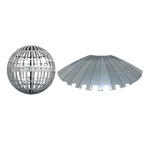 spherical LED display-Riveting process
