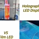Film LED VS Holographic LED Display