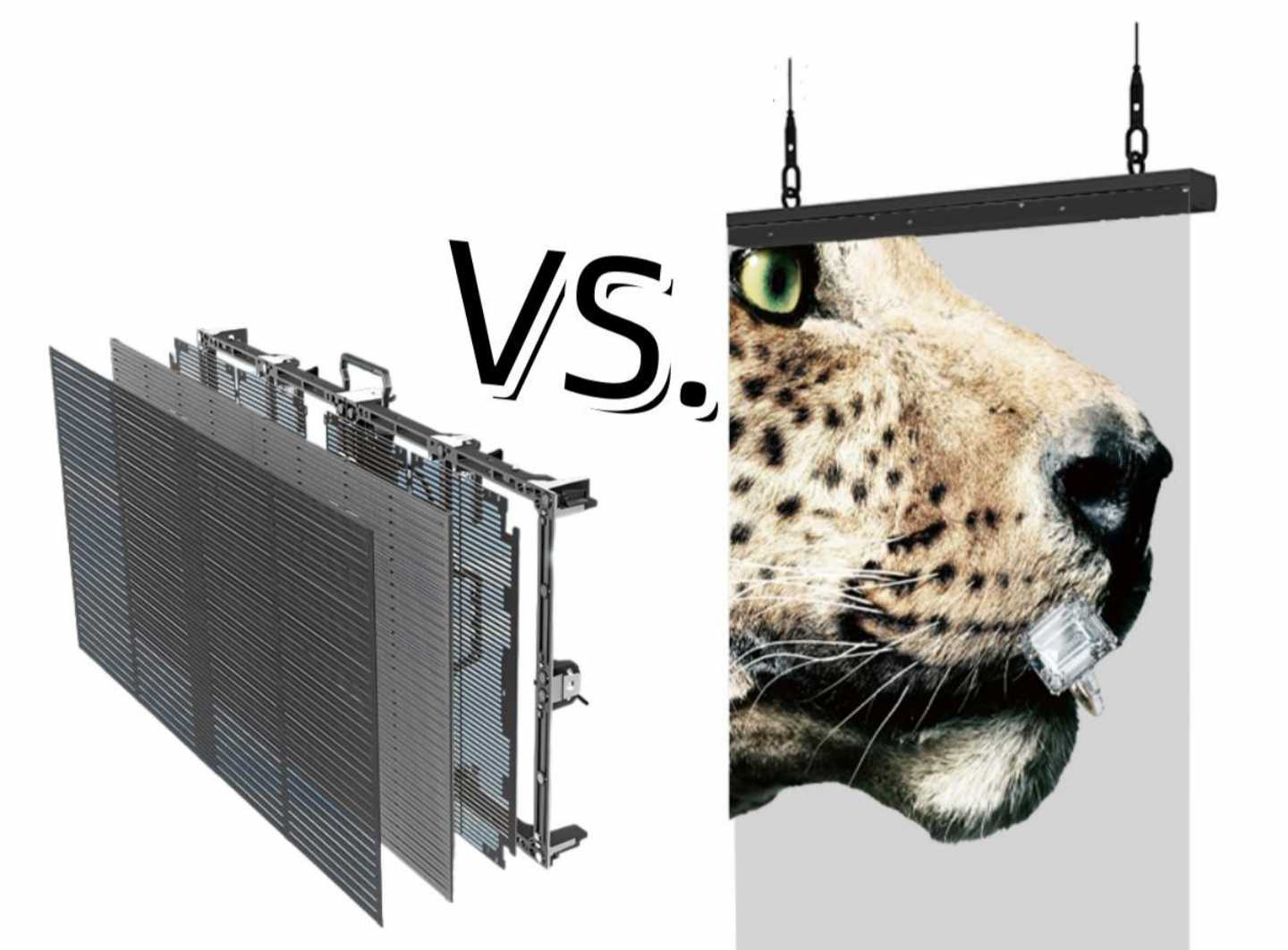 transparent led screen vs traditional