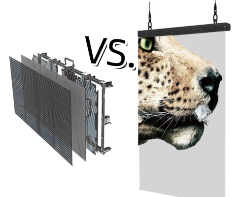 transparent led screen vs traditional