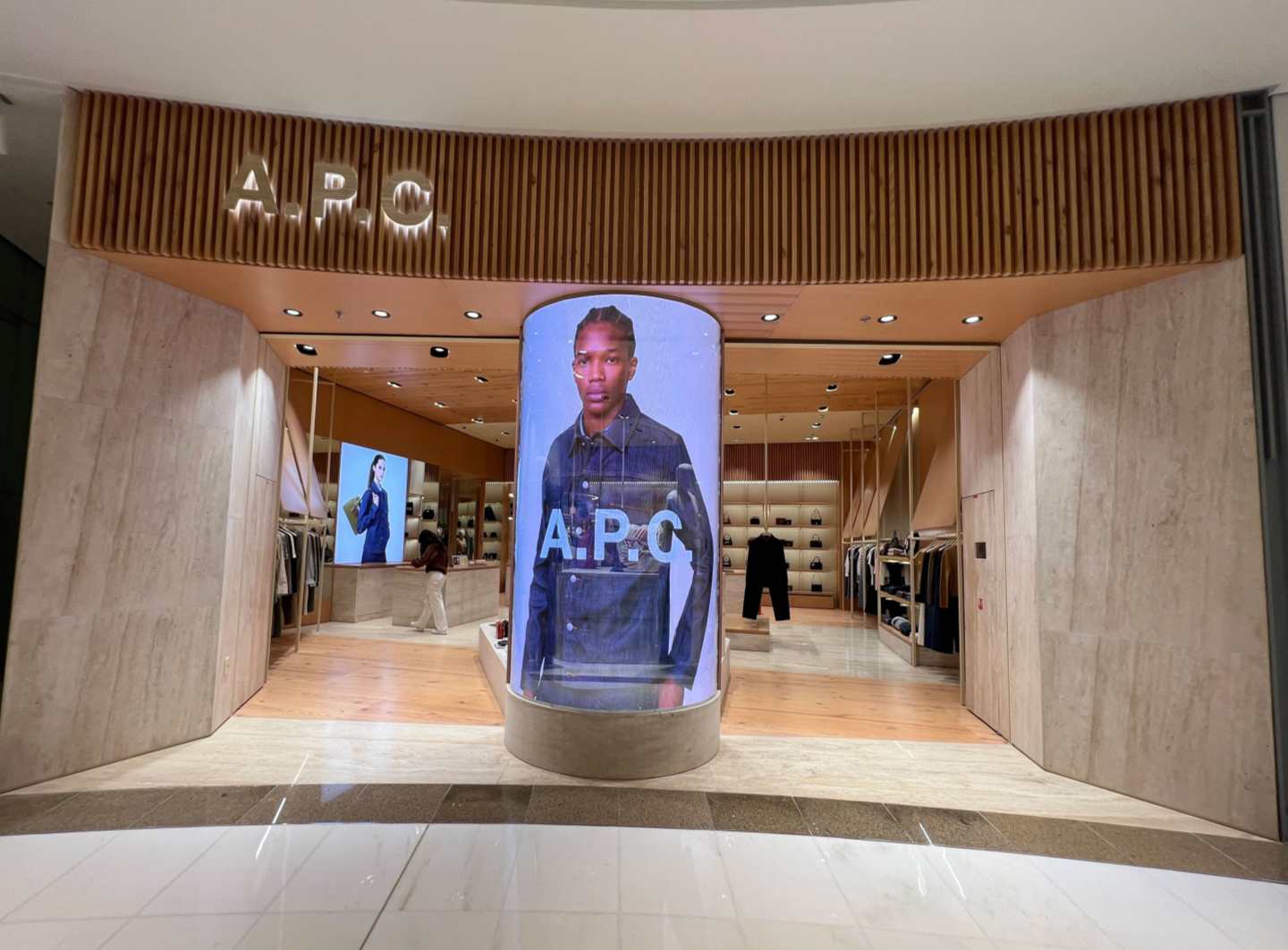 A.P.C. holographic LED case