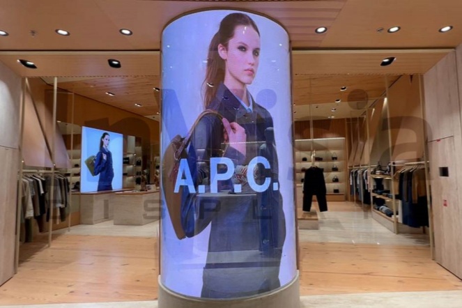 InVisia holographic LED displays case