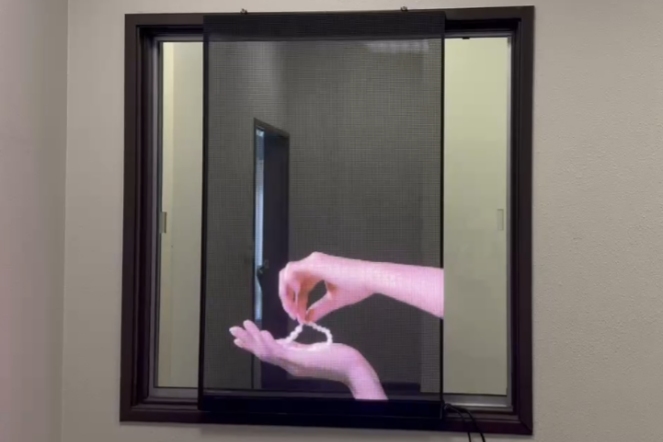 InVisia holographic LED screen case