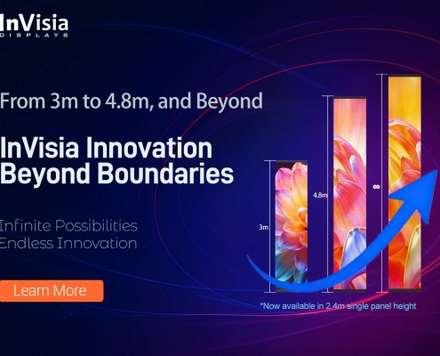 InVisia ultra-tall holographic LED Panel