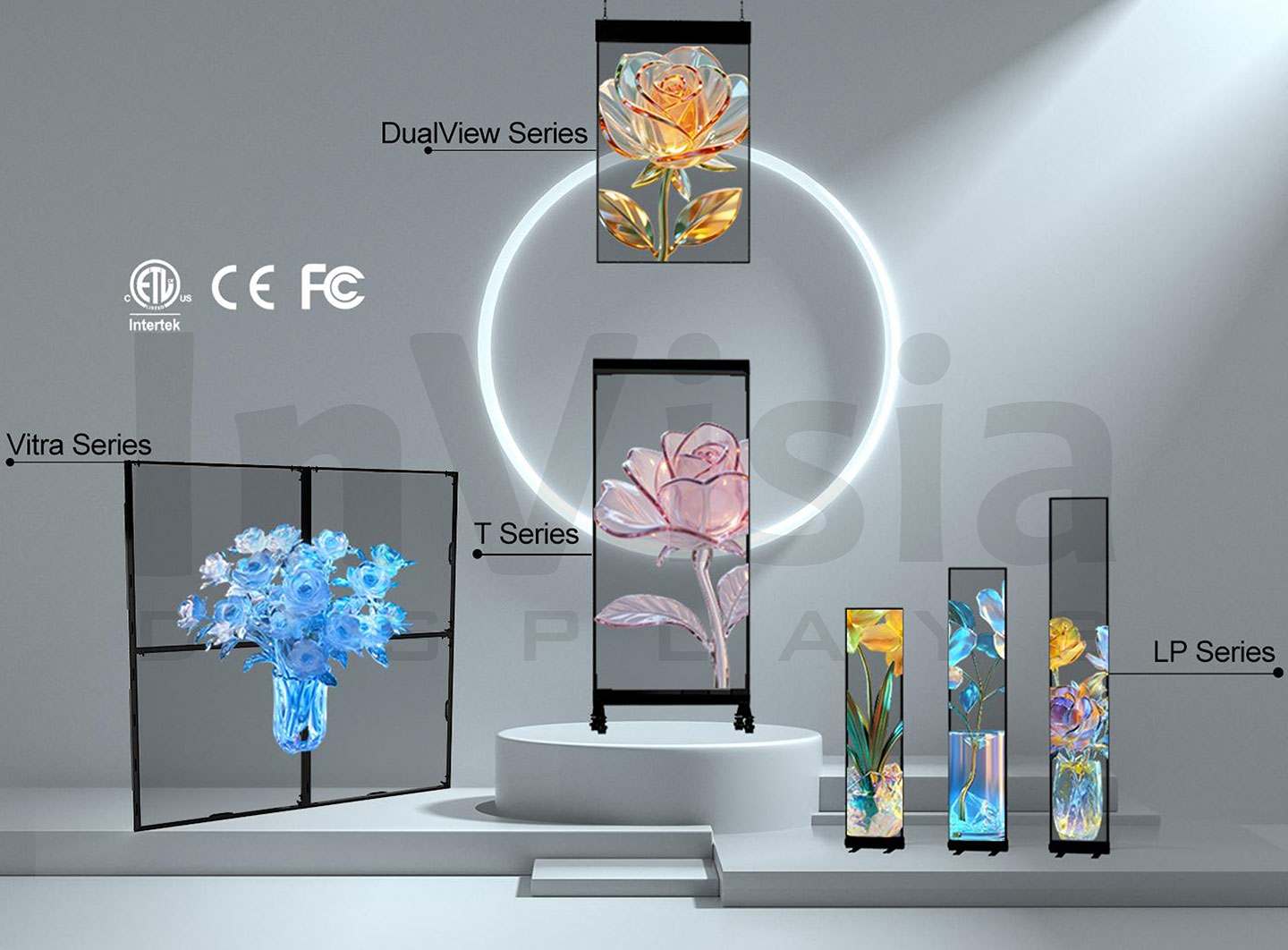 InVisia Holographic Displays CE FCC ETL