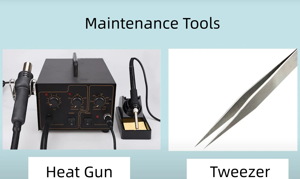 tools for repairing black spots