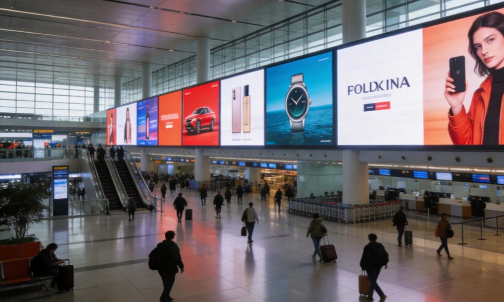 InVisia Airport LED screens InVisia Airport LED screens