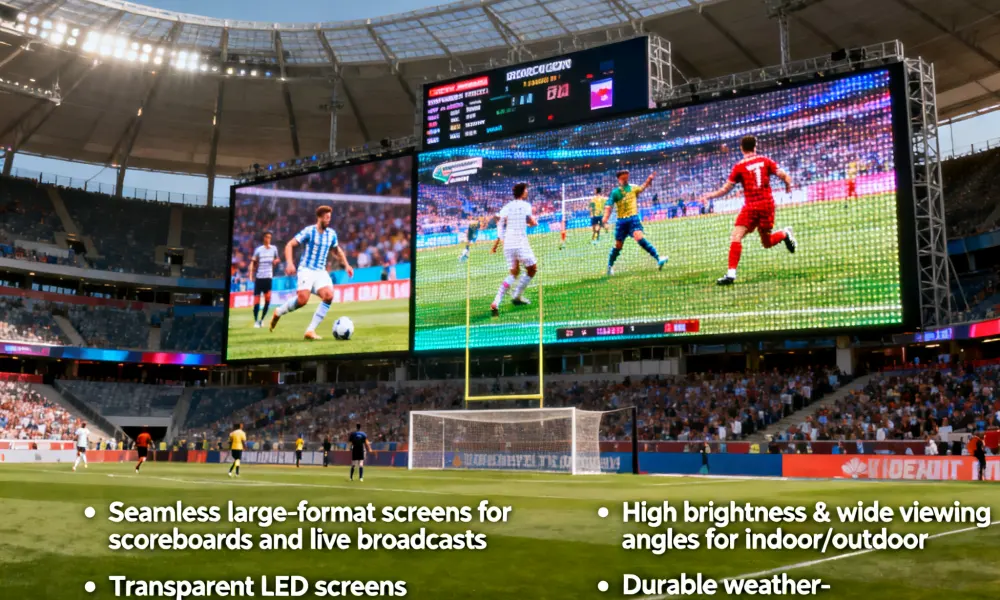 LED Displays for Sports Events LED Displays for Sports Events
