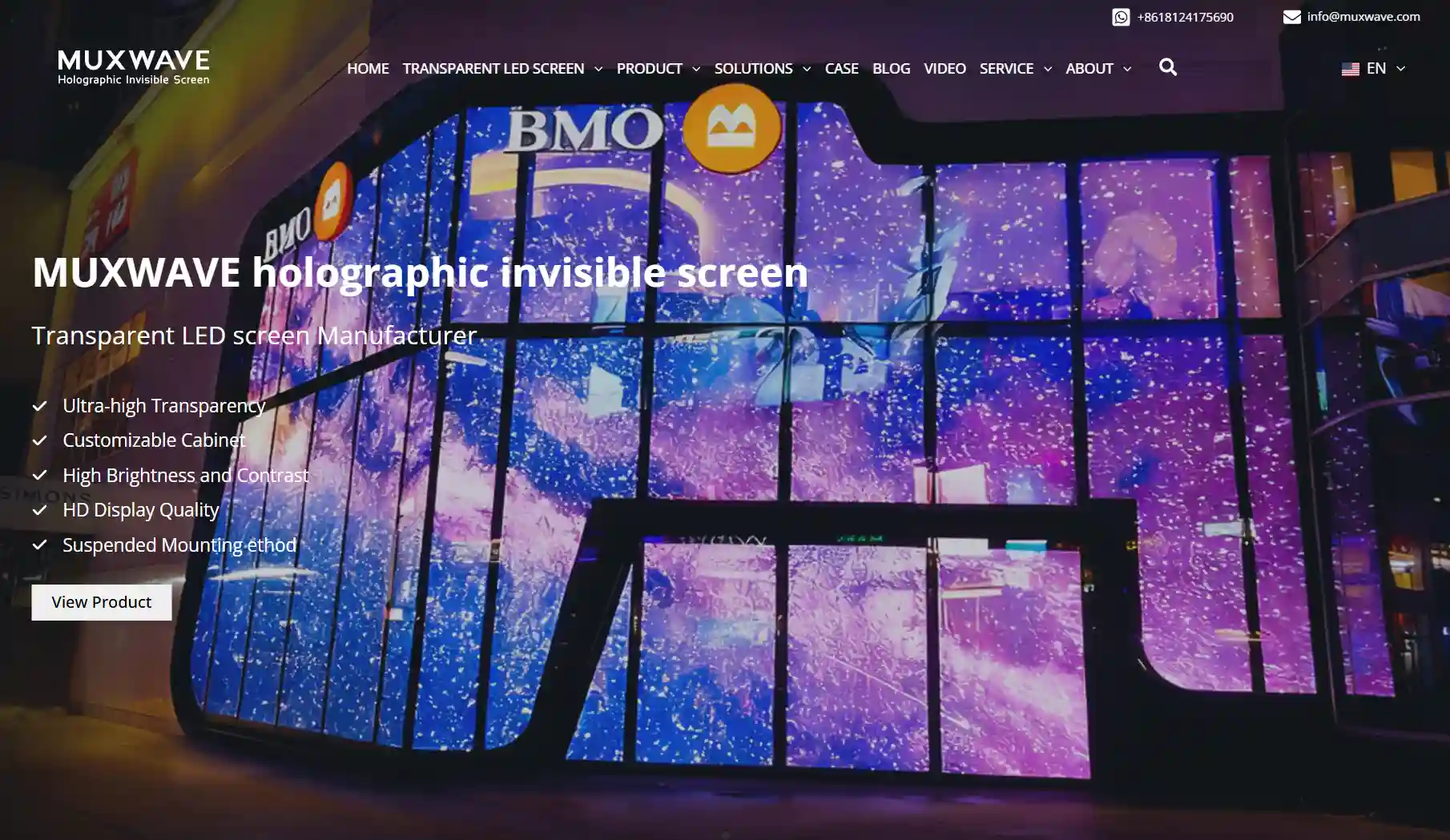 representative LED displays manufacturer-muxwave
