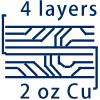 4-layers-pcb-plus-2-oz-Cu 4-layers-pcb-plus-2-oz-Cu