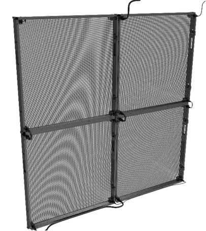 InVisia transparent LED mesh rental
