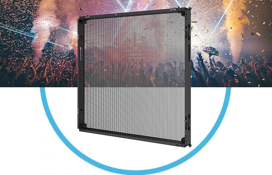 ViTra pro transparent LED Rental in stage ViTra pro transparent LED Rental in stage