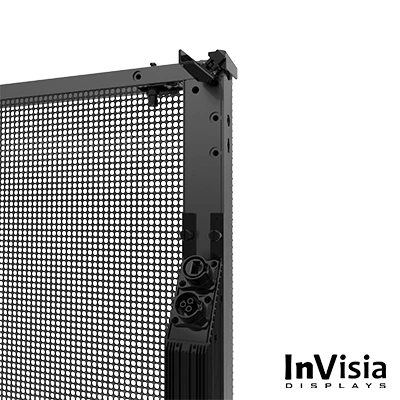 transparent LED mesh ViTra Lite protection corner transparent LED mesh ViTra Lite protection corner